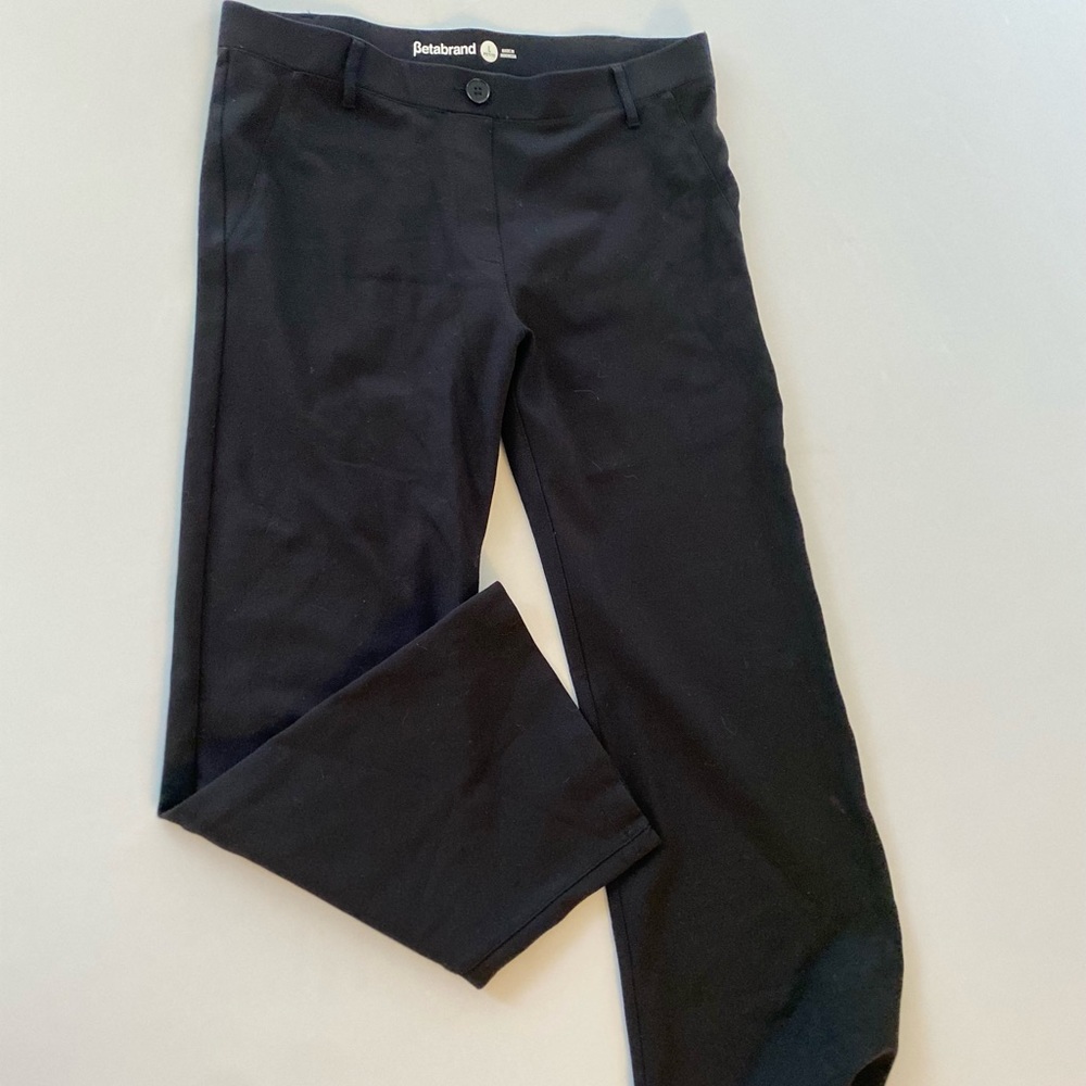 Betabrand straight leg petite size large dress pants